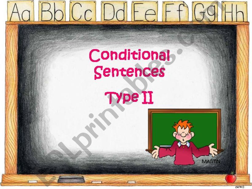 Conditional Sentences Type II powerpoint