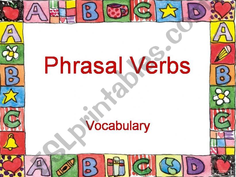 Phrasal Verbs powerpoint