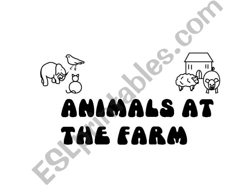 animals at the farm powerpoint