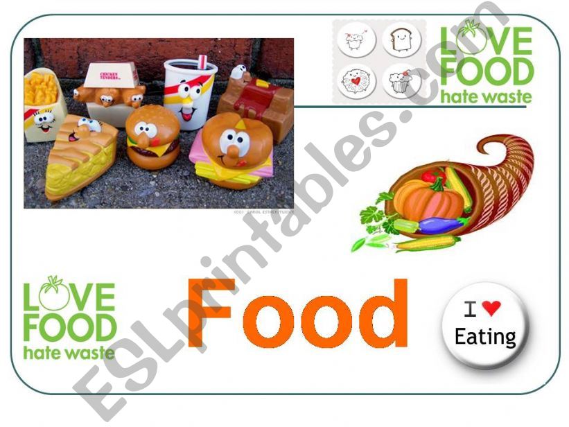 FOOD with Sounds ( 2/3) powerpoint