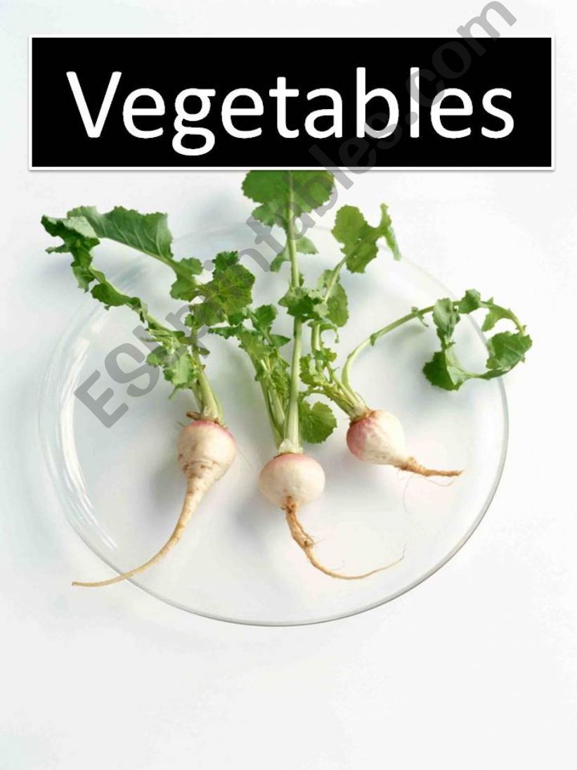 Vegetables Vocab powerpoint