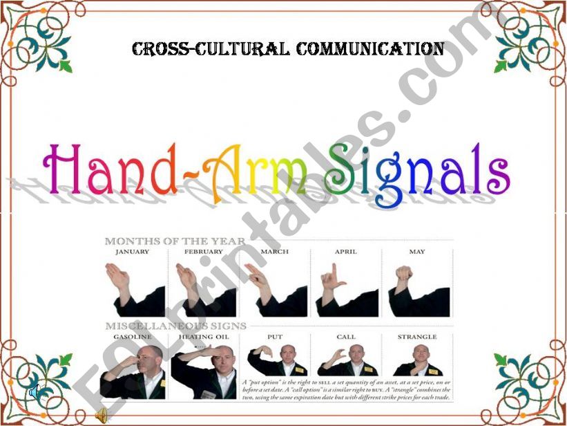 Hand-Arm Signals powerpoint