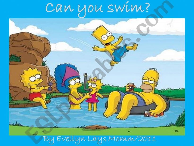 Can they swim? powerpoint