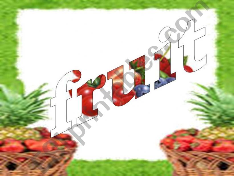 fruit powerpoint