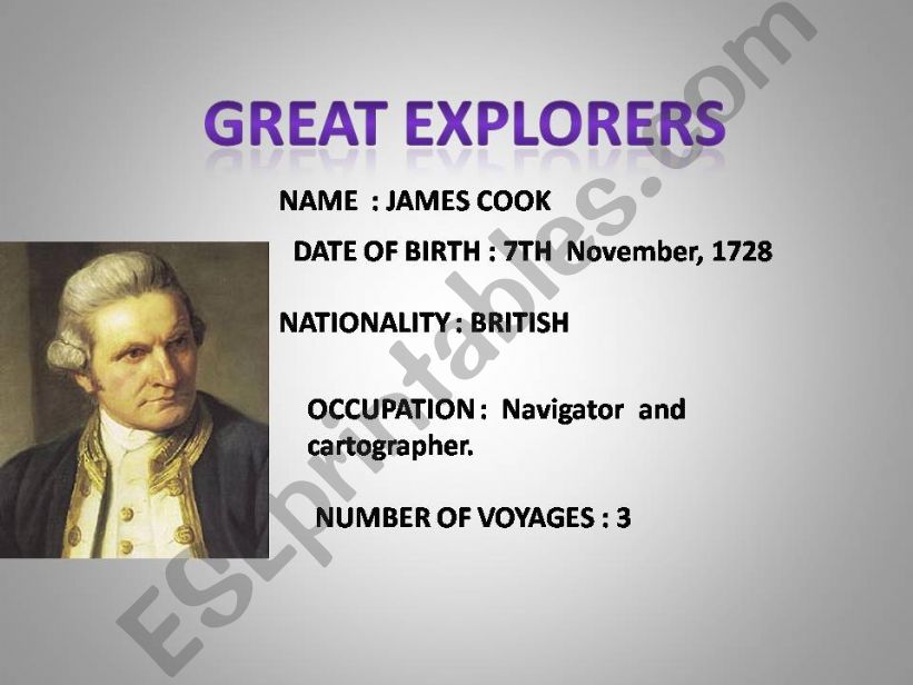 Great explorers powerpoint