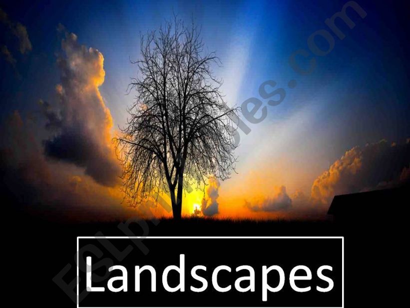 Landscapes Part 1 powerpoint