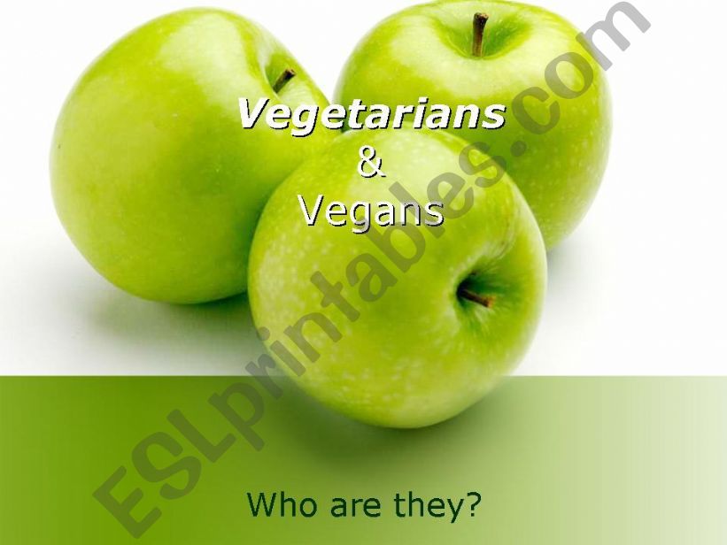 Vegetarianism powerpoint