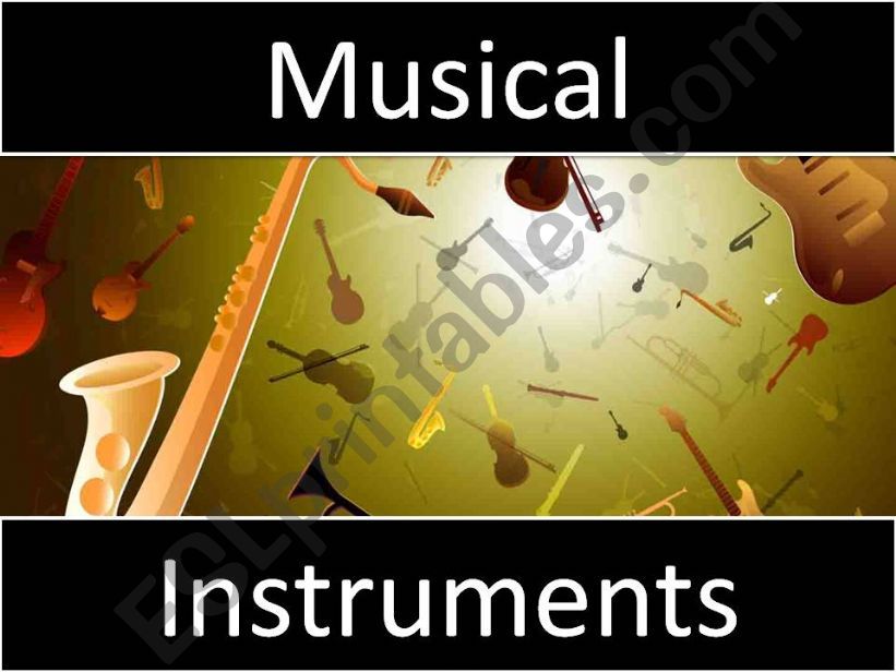 Musical Instruments powerpoint