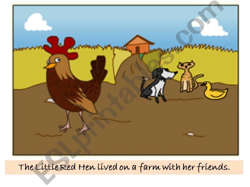 LITTLE RED HEN STORY powerpoint