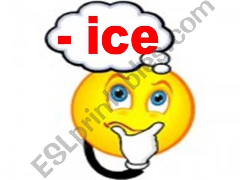 ice word family powerpoint