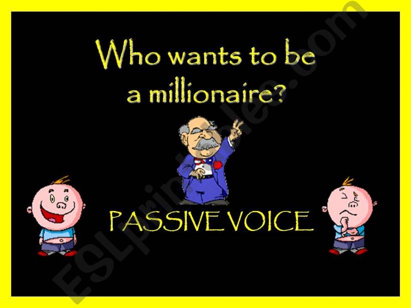 PASSIVE VOICE - GAME powerpoint