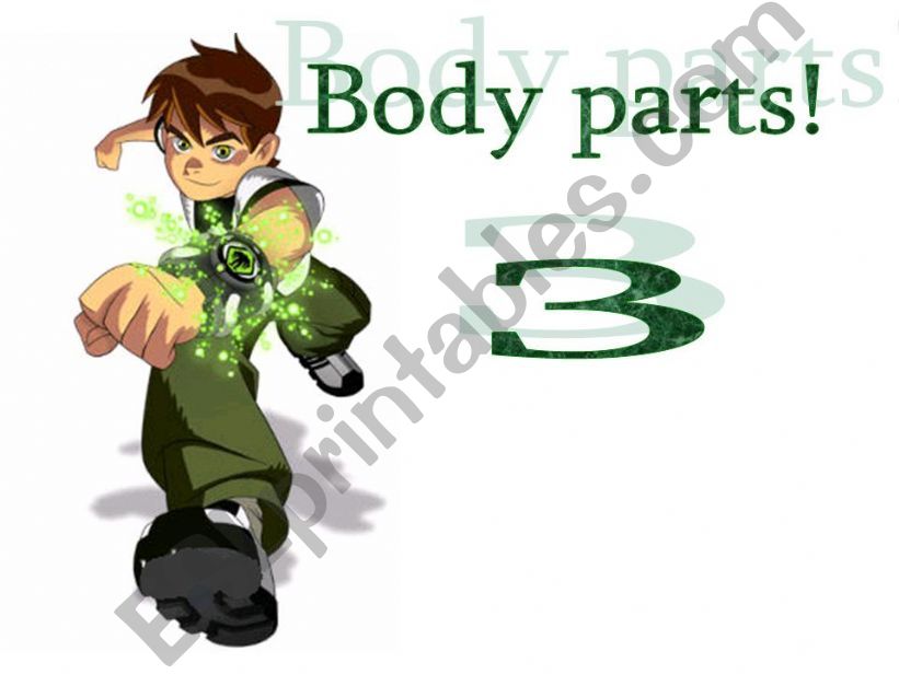 Ben 10´s body parts THEY AND IT and plurals ORAL, PART 3