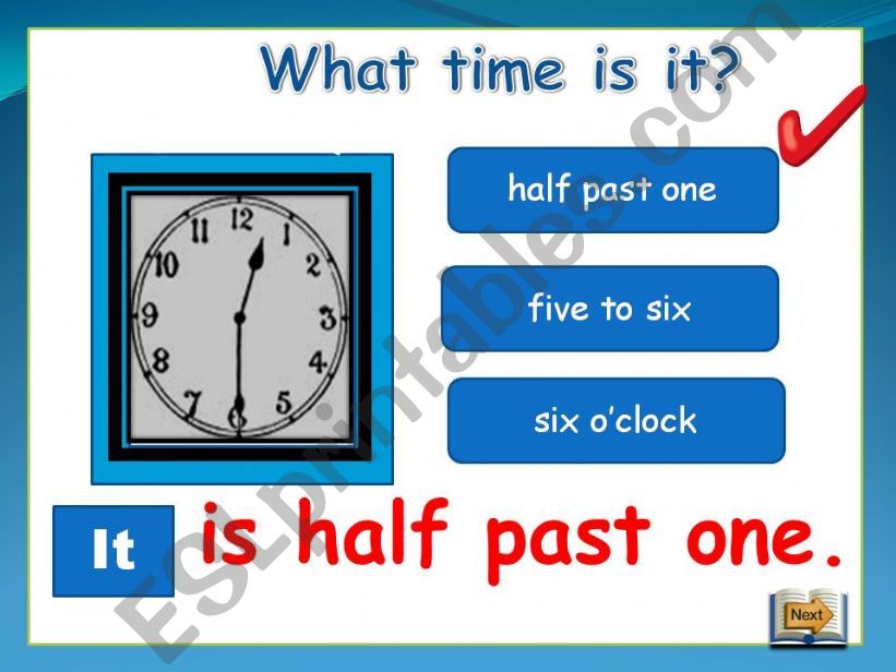 what time is it?part 1 powerpoint