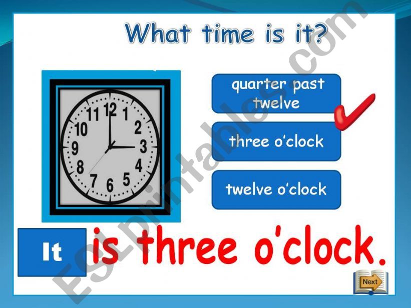what time is it?part 2 powerpoint