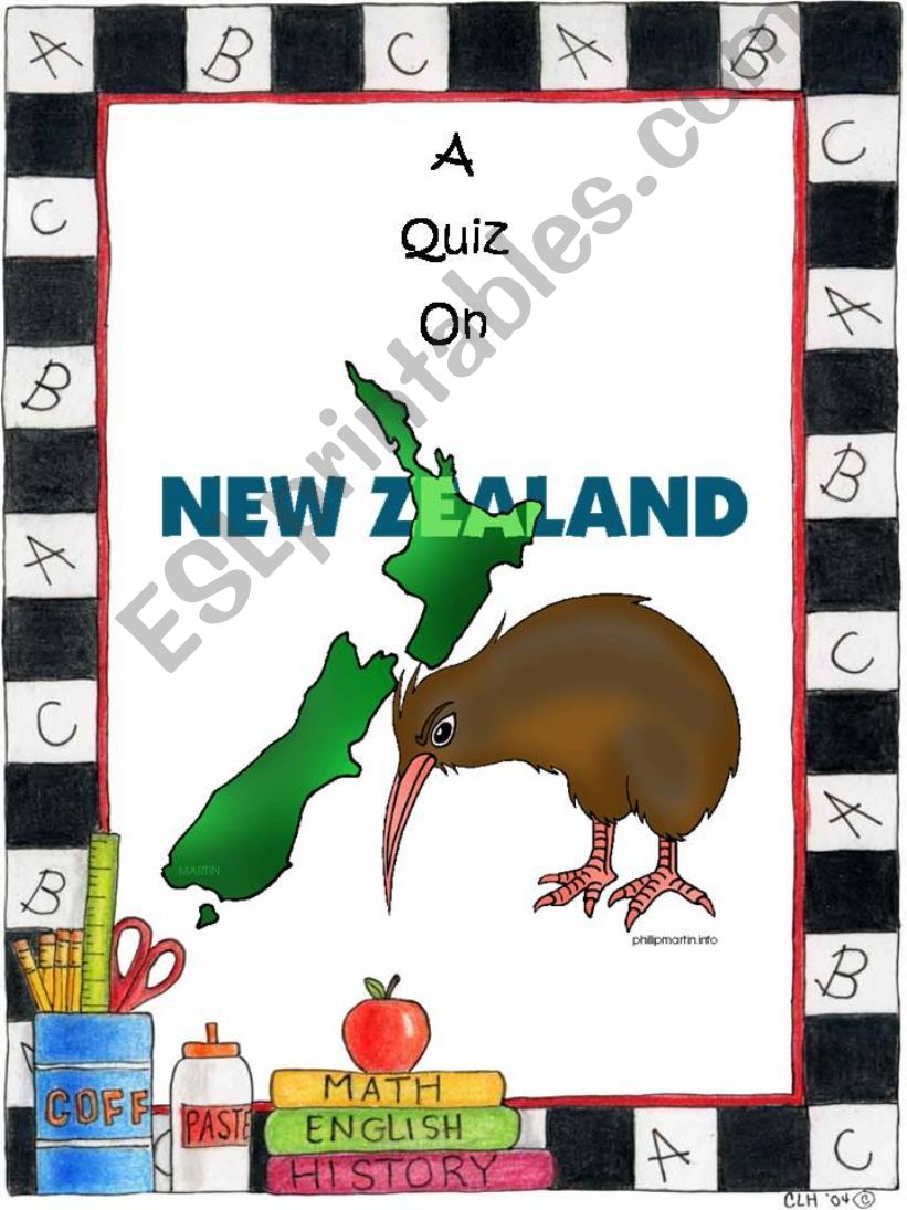 A quiz on New Zealand powerpoint
