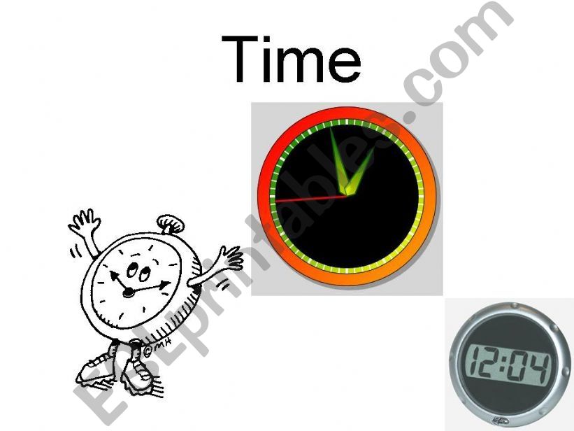 Basic English Time powerpoint