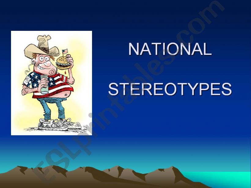 National Stereotypes powerpoint