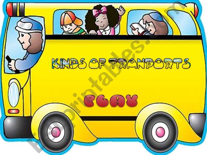KINDS OF TRANSPORT GAME 1 - ANIMATED