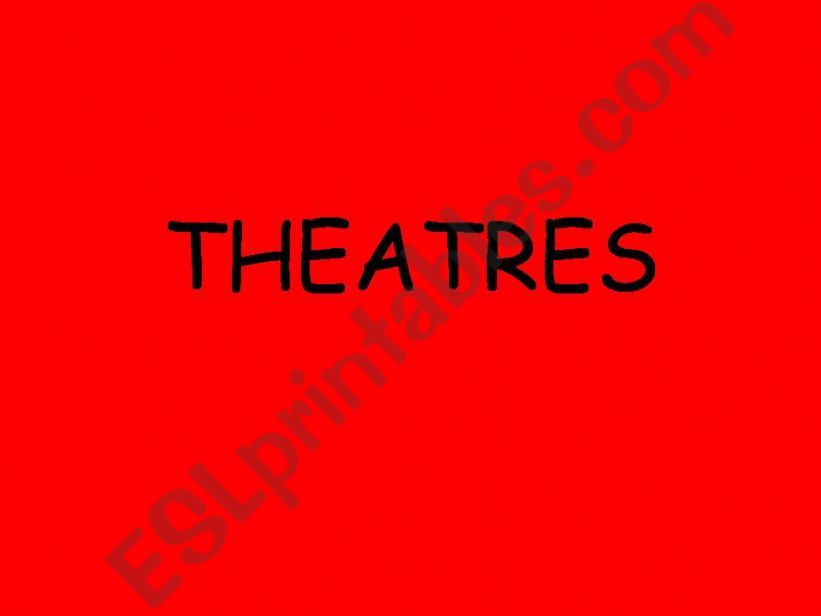 London Theatres powerpoint