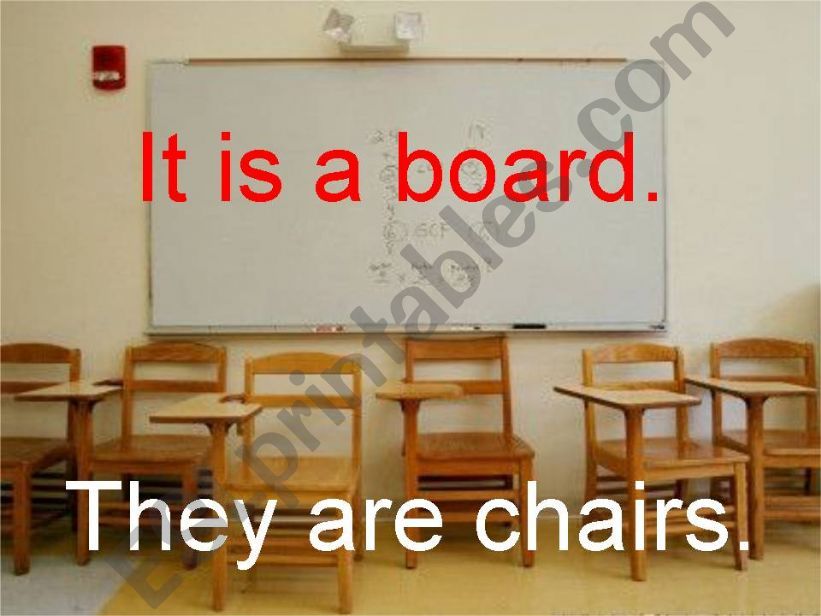 Classroom objects powerpoint