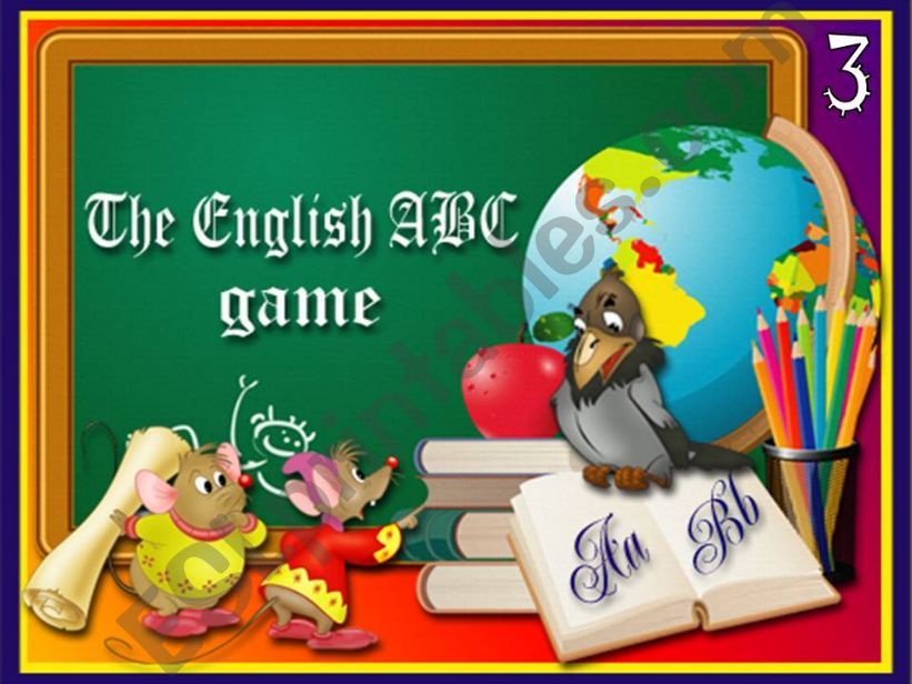 The English ABC (game) PART 3 (3)