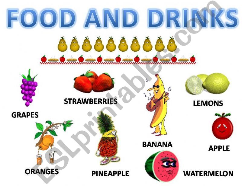 ANIMATED FOOD AND DRINKS powerpoint