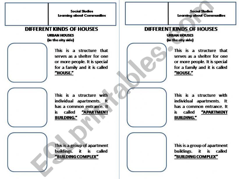 Types of Houses powerpoint