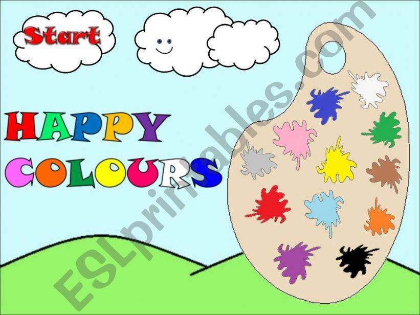 HAPPY COLOURS - GAME - powerpoint
