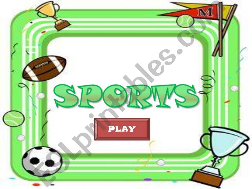 SPORTS GAME (part 1) powerpoint
