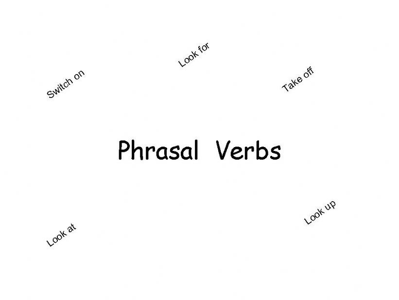 phrasal verbs powerpoint