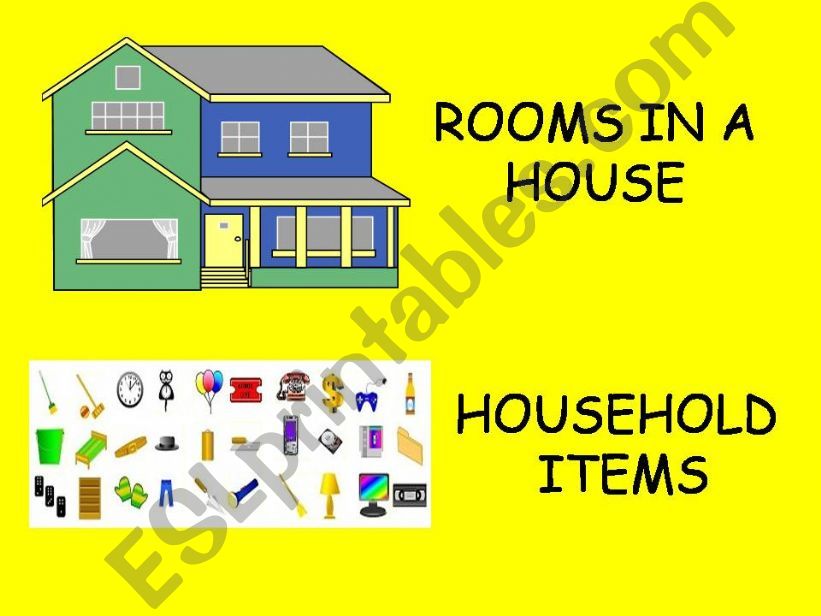 Part 4: Rooms and Household Items SHORT FORM