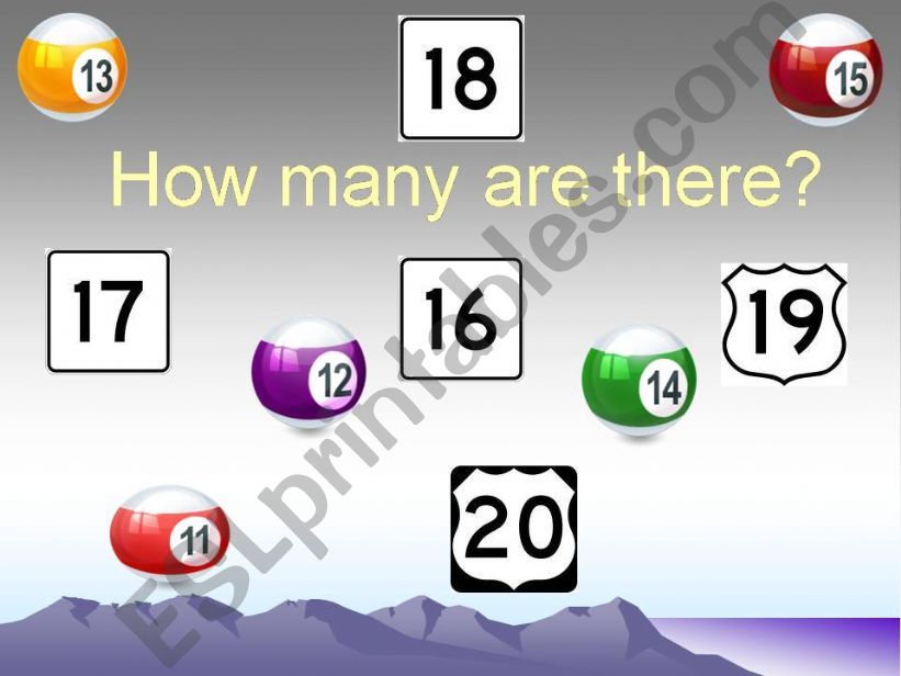 Part 5: How many are there? Long form 