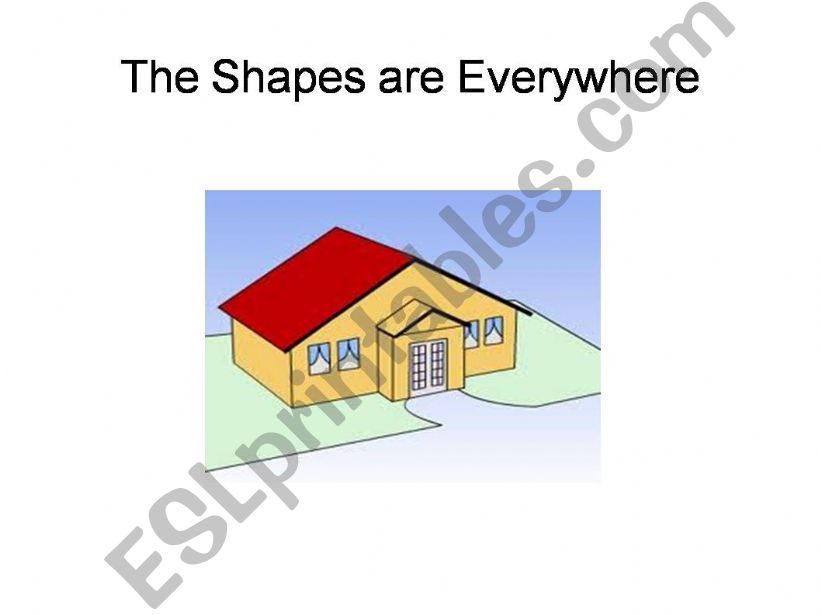 Shapes are everywhere powerpoint