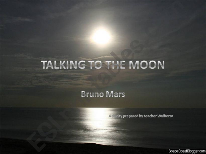Talking to the Moon - song by Bruno Mars