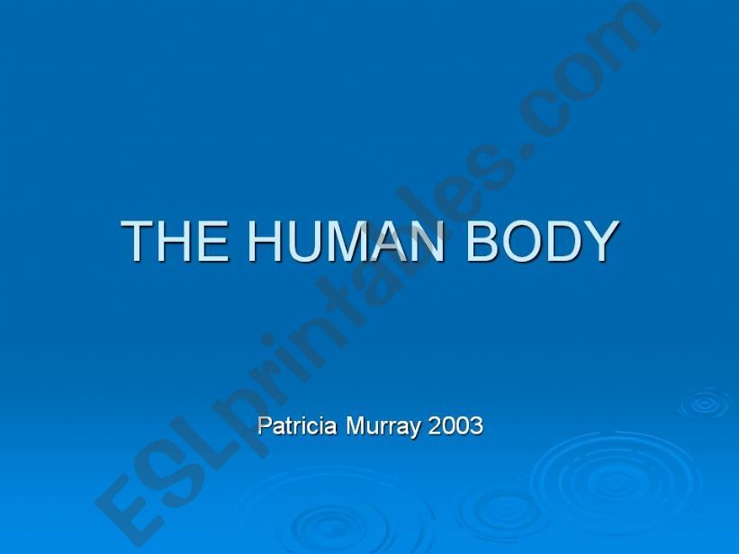 body parts powerpoint
