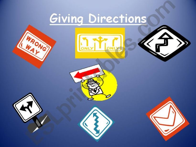 Giving Directions powerpoint