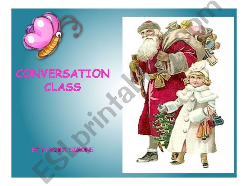 CONVERSATION CLASS powerpoint