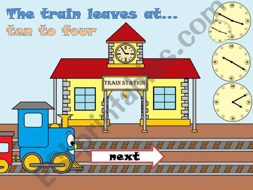 THE TRAIN LEAVES AT...- Part 2 -