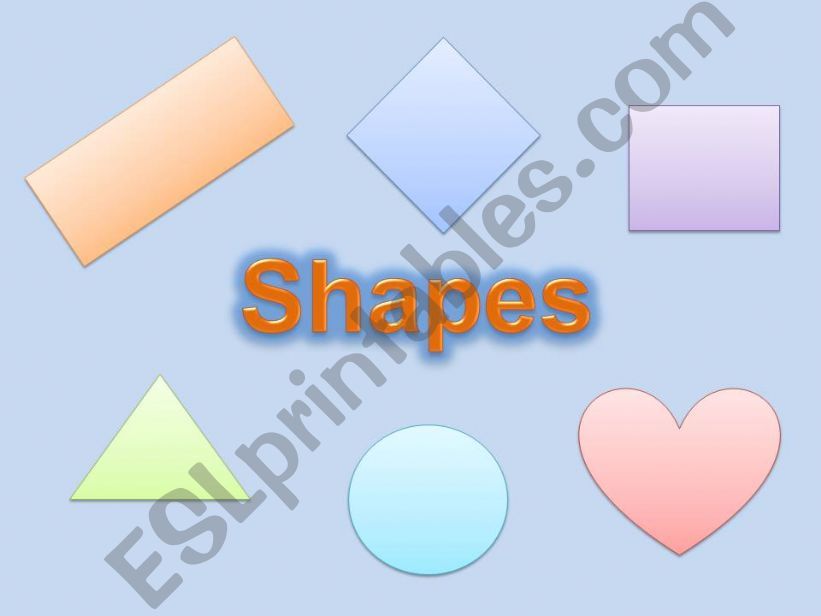 THE SHAPES powerpoint