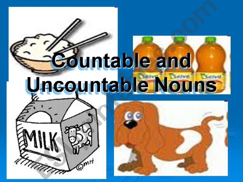 countable and uncountable nouns