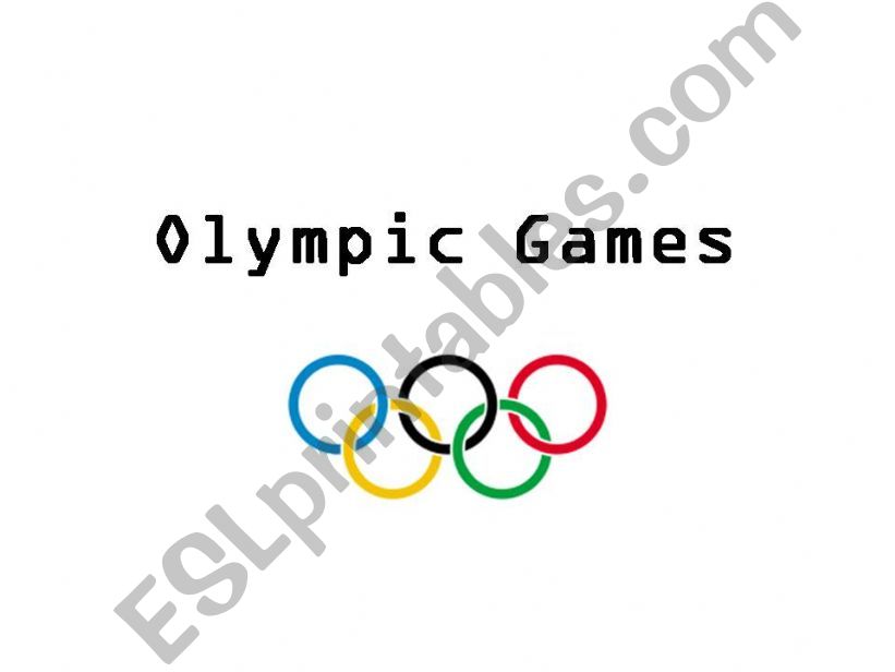 Olympic Games powerpoint