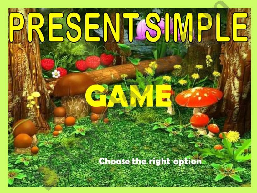 PRESENT SIMPLE - GAME powerpoint