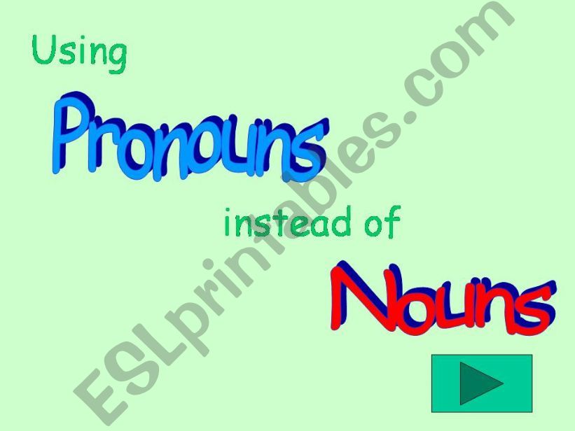 possessive pronouns powerpoint