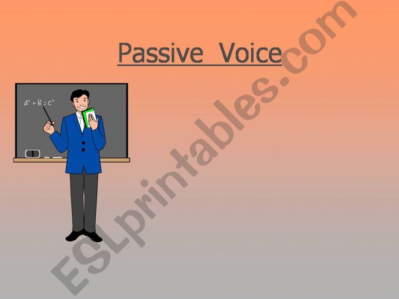 Passive Voice powerpoint