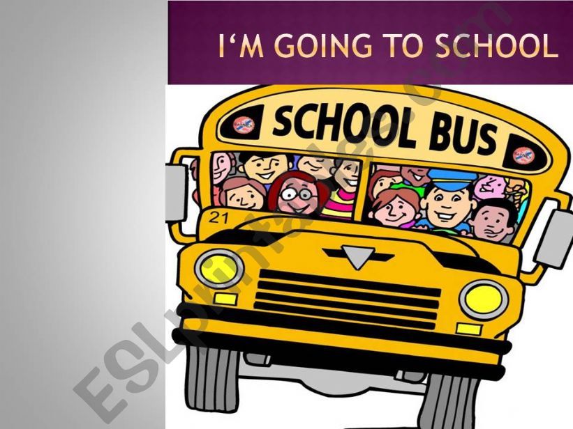 Short Story: Im Going to School