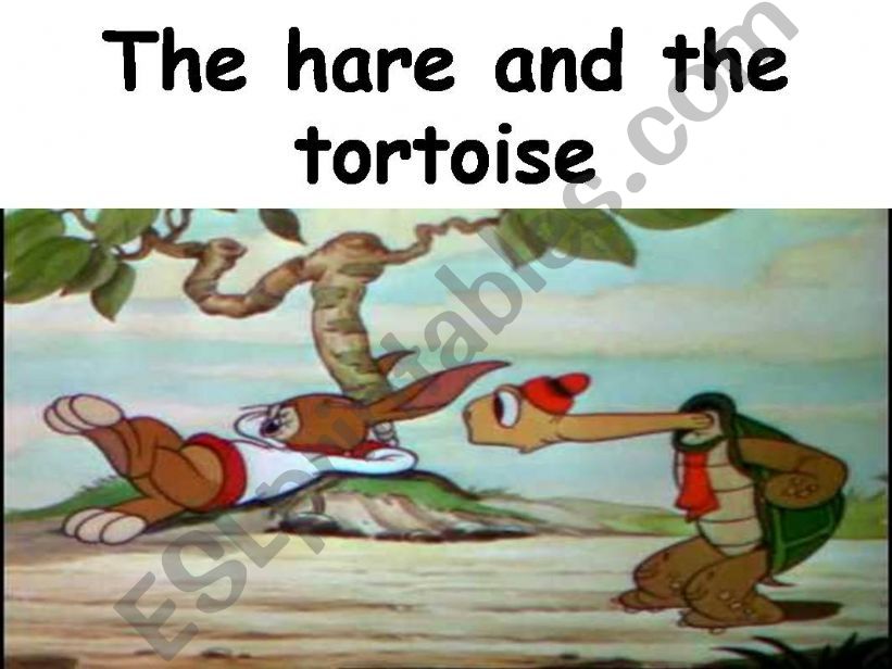 The tortoise and the hare powerpoint