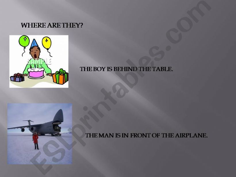 Prepositions of place powerpoint