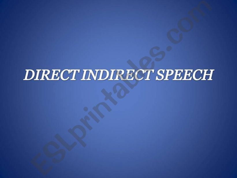 direct indirect powerpoint