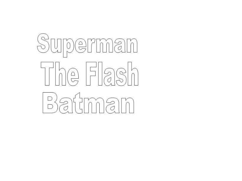 Superheroes Comparatives Lesson