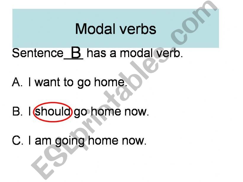 modal verb powerpoint